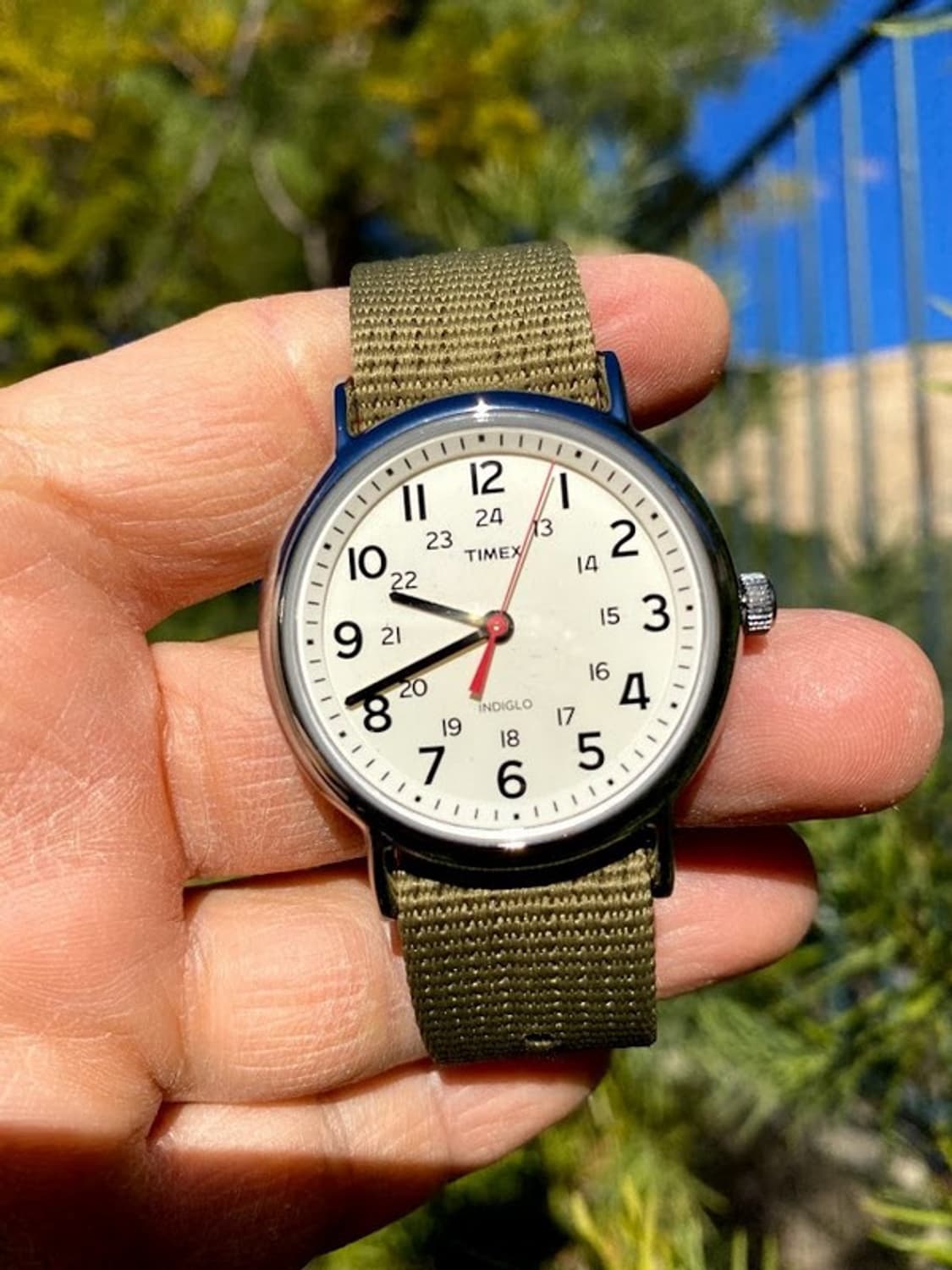 타이맥스 위켄더 올리브밴드 시계 상품이미지6