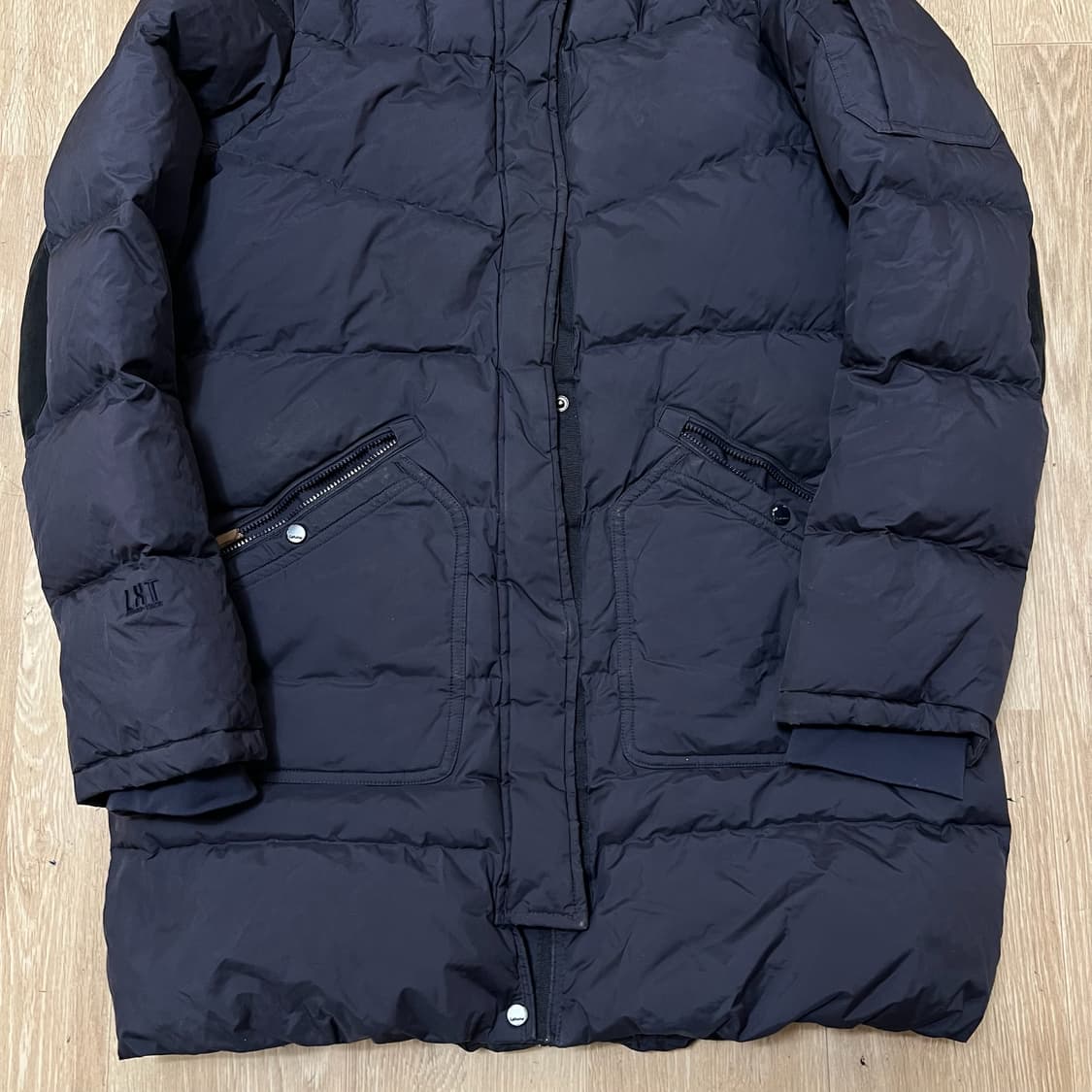 라푸마 남성 구스다운 후드 롱패딩 L/100  상품이미지3