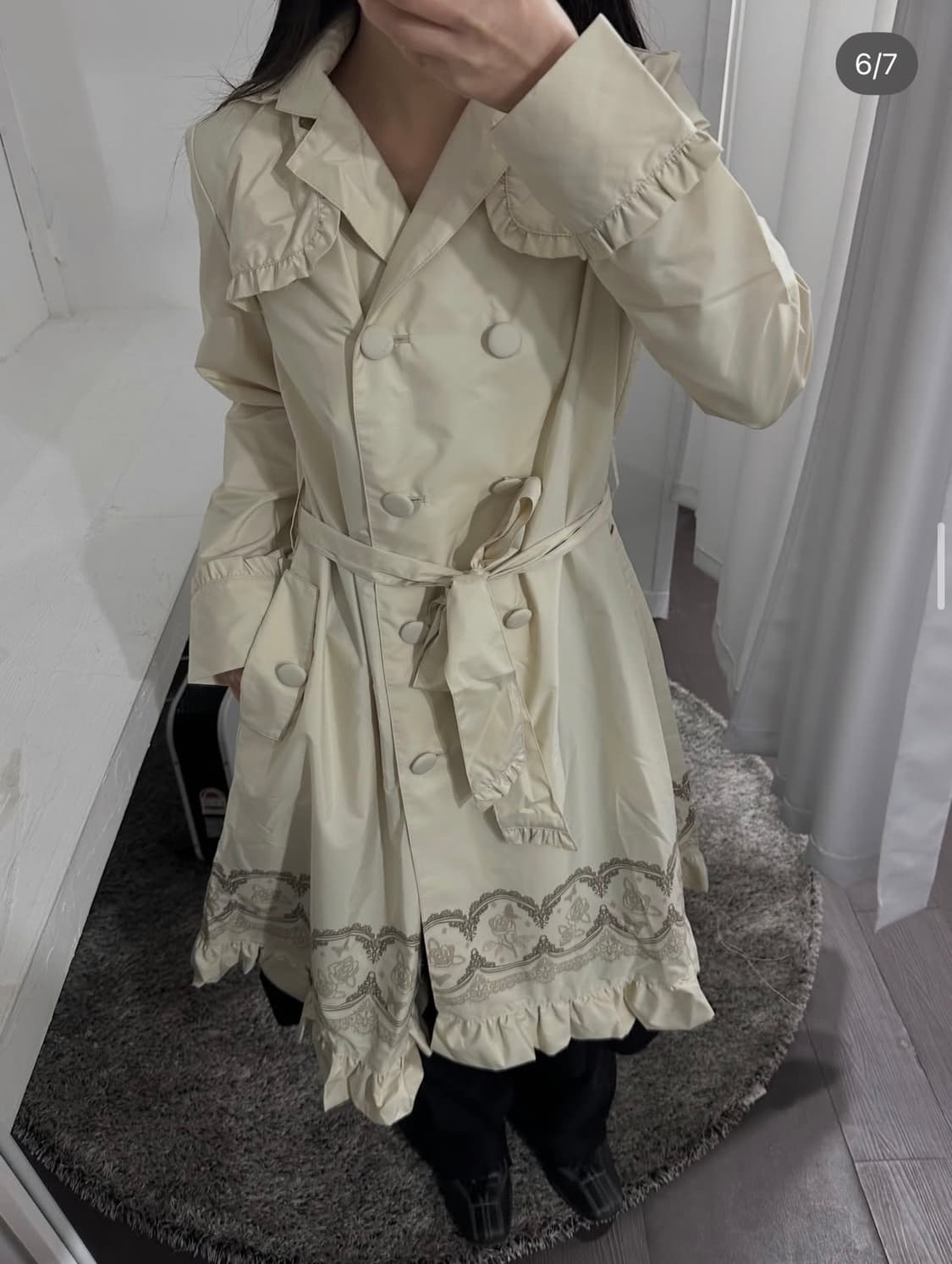 axes femme lovely trench coat 상품이미지2
