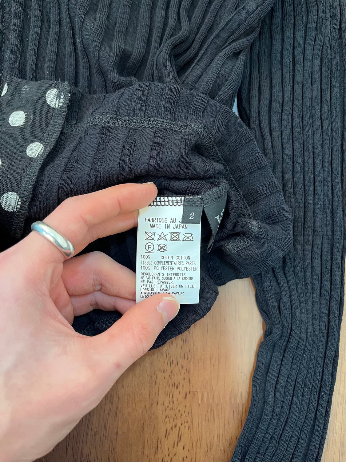 요지야마모토 타이다운 버튼 가디건 상품이미지7