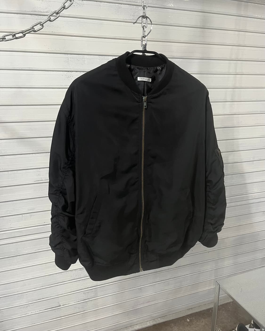 colza nylon ma-1 bomber jacket 상품이미지4
