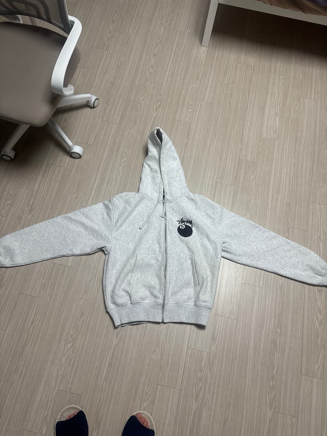 스투시 팔볼 후드 집업 상품이미지2