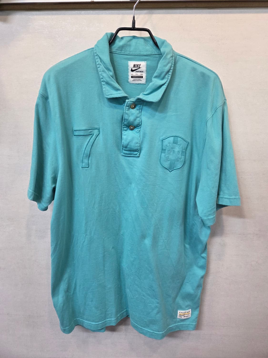 나이키 올드스쿨 한정판 자수로고 카라반팔 L xl 상품이미지1
