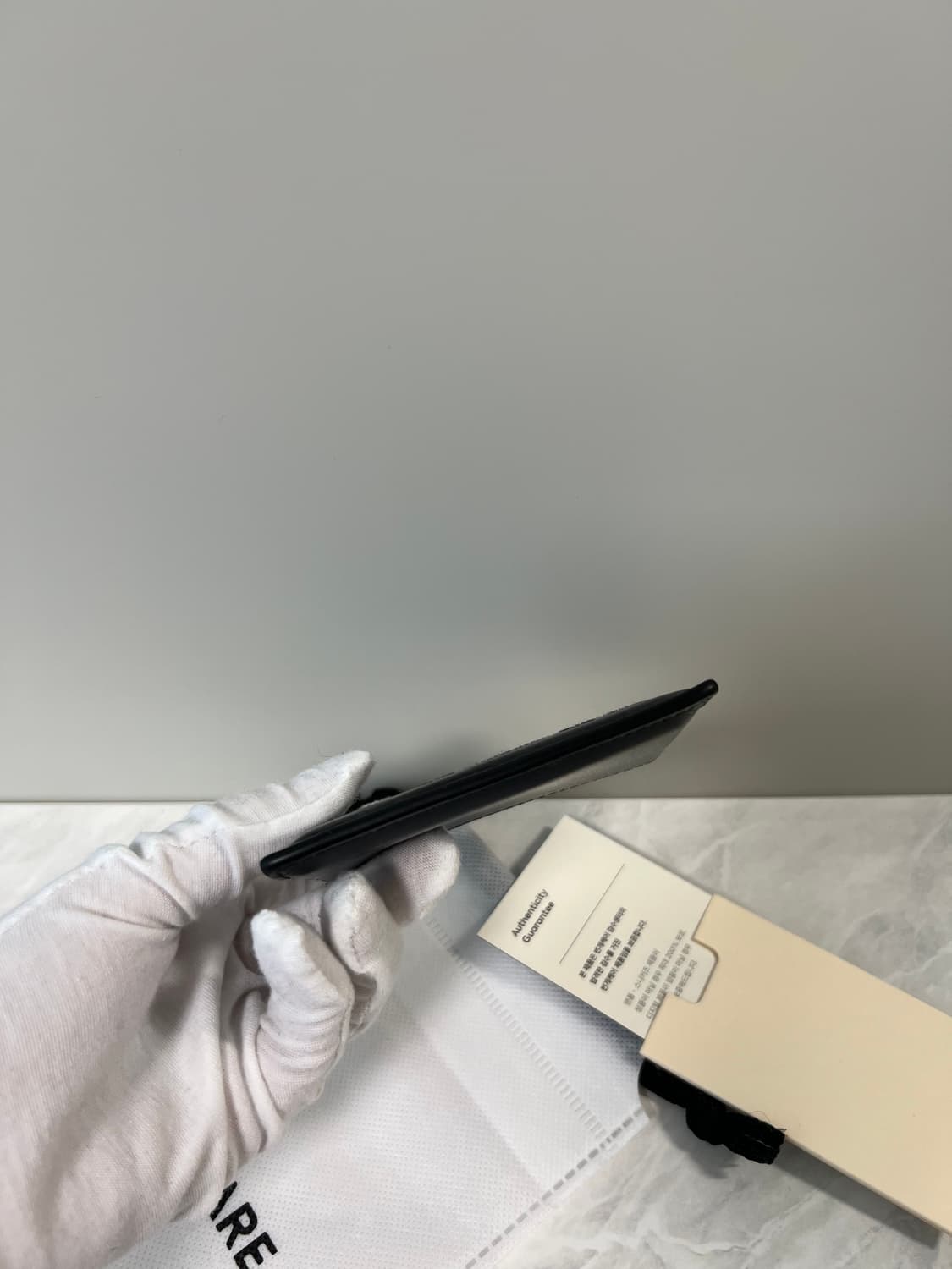 디올 시그니처 카드지갑 딥그레이 상품이미지5