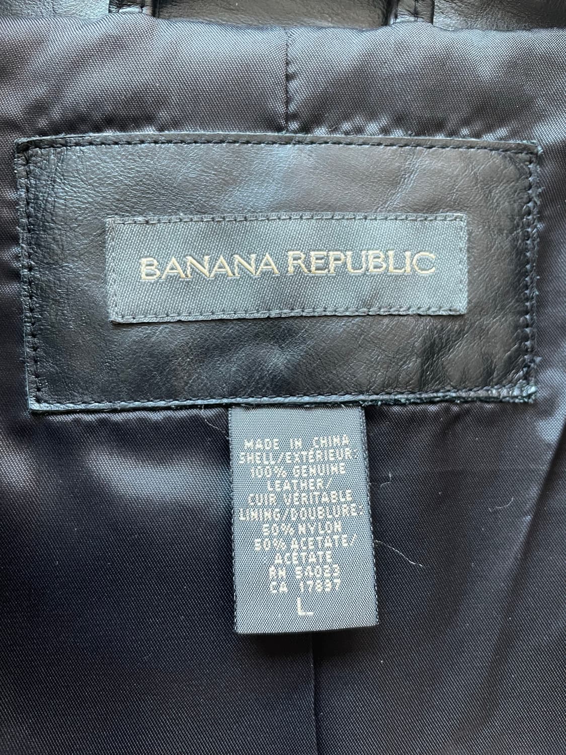 빈티지 바나나리퍼블릭 레더 카코트 상품이미지3