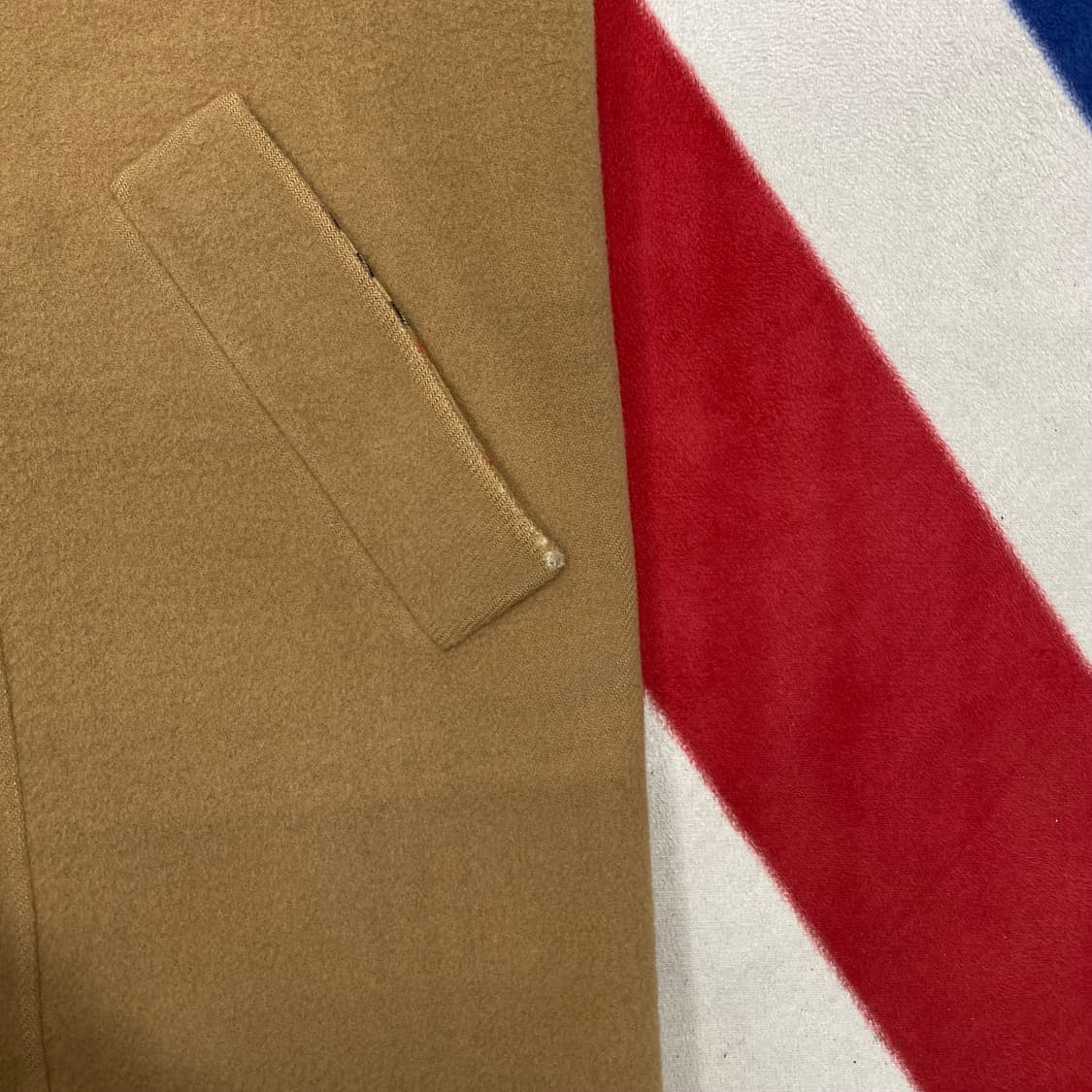 버버리 하프코트 실측 여성77 상품이미지4