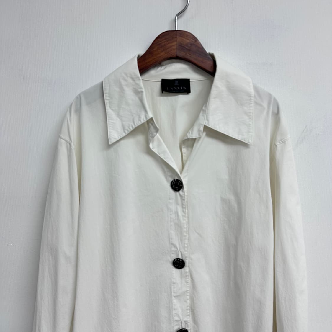 랑방 LANVIN 여성 루즈핏 우븐 셔츠 남방 21s정품 J24 상품이미지2