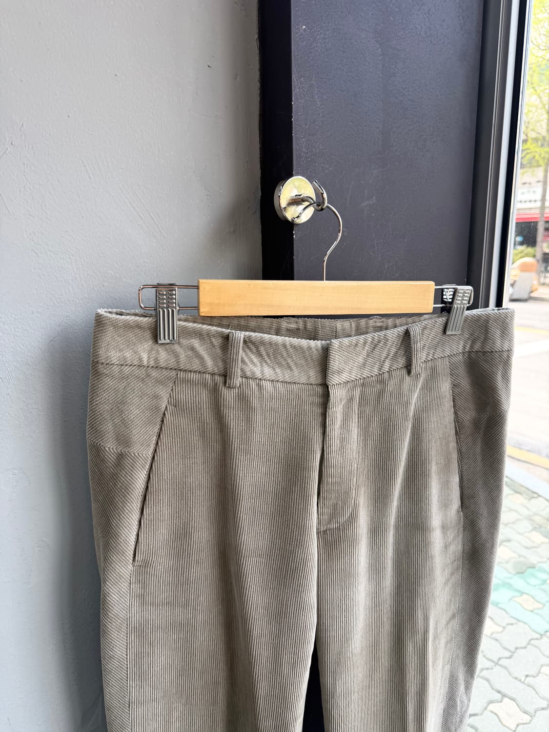 30~31/ 우영미 코듀로이 원턱 팬츠 상품이미지3