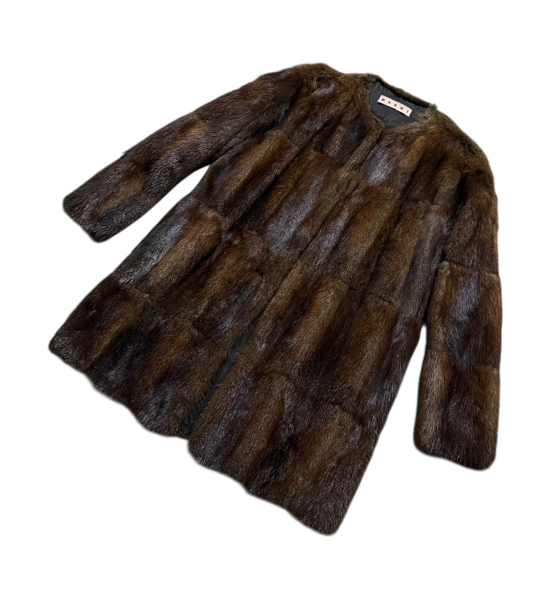 마르니 머스크랫 모피 퍼 코트 상품이미지4