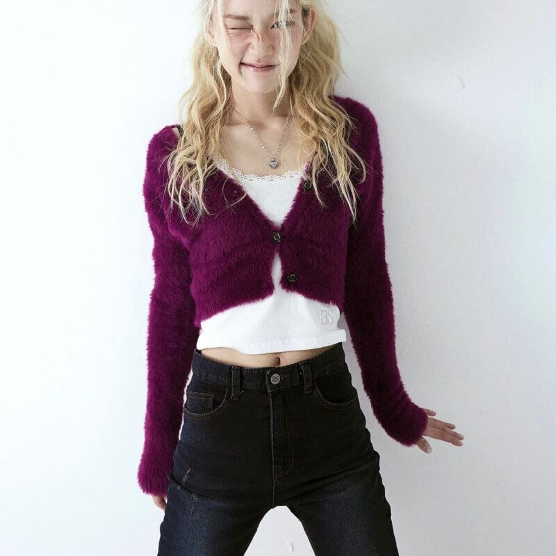 애즈온 마카롱 가디건 상품이미지3