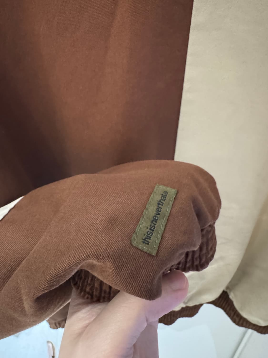 희귀)디스이즈네버댓 배색 자켓 L 상품이미지4