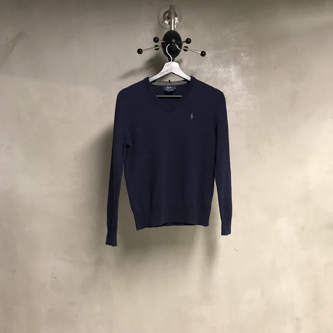 폴로 랄프로렌 브이넥 니트 네이비 XS(W) 상품이미지1