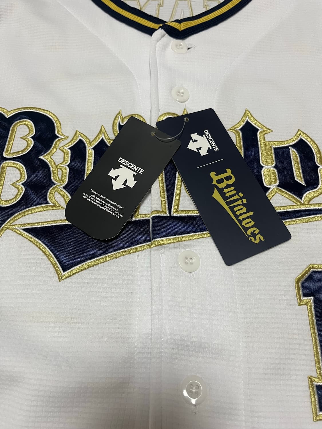 (새상품) 데상트 야마모토 요시노부 오릭스 홈 정품 유니폼 상품이미지4