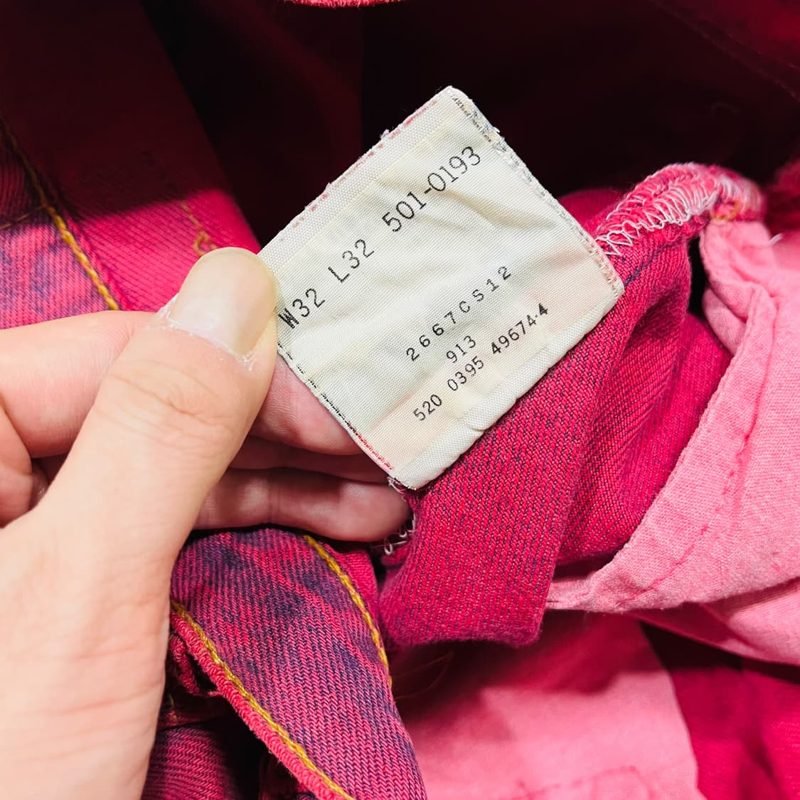 리바이스 501 U.S.A 90s 워싱 데님 팬츠 상품이미지9