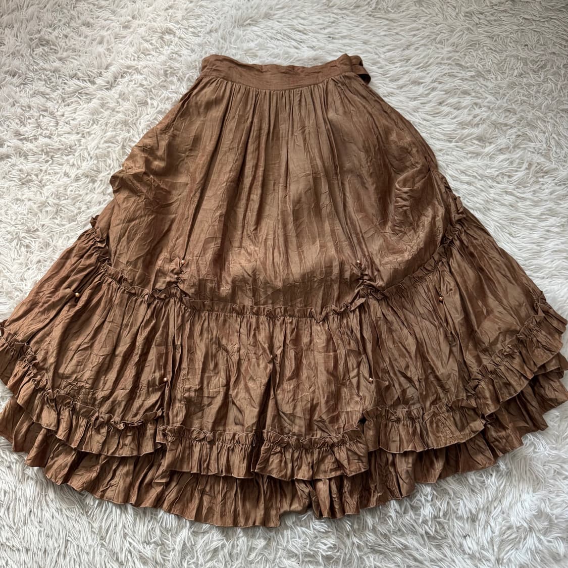 D2 일본빈티지 에스닉 치마 모리걸 긱시크 y2k 빈티지치마 S 28 상품이미지3