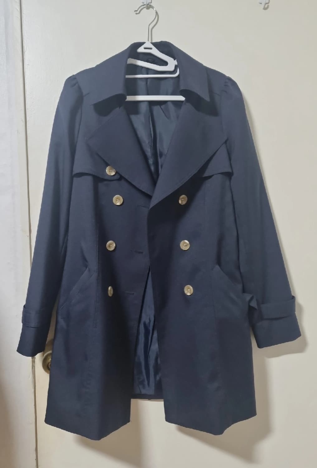 보세 네이비 트렌치 코트 S 상품이미지3