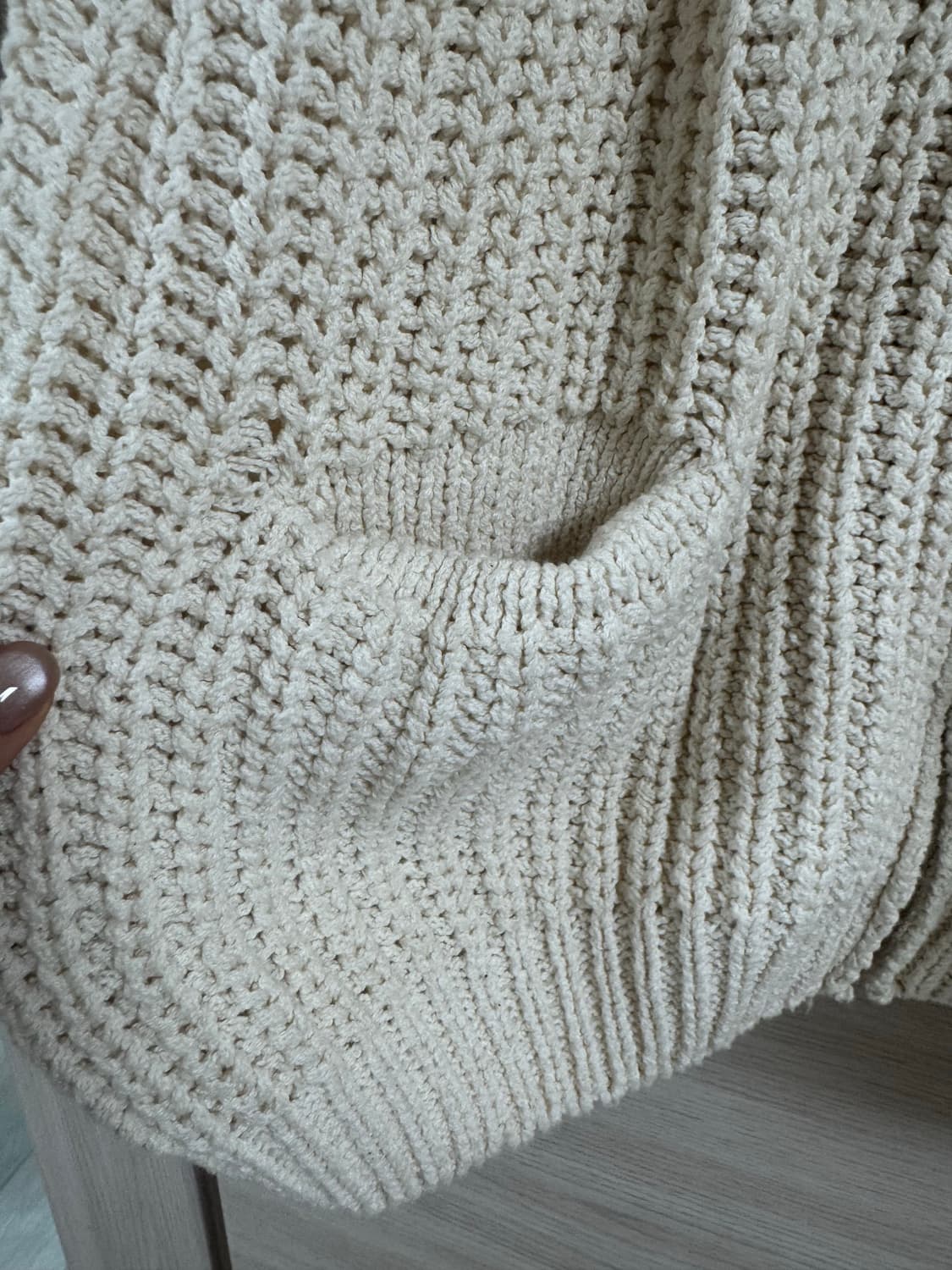 낫띵리튼 니트 가디건 아이보리(제니 착용) 상품이미지7