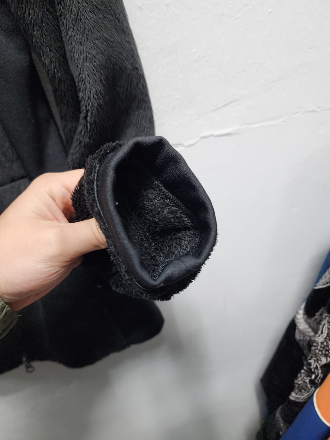 노스페이스 플리스 후드집업 블랙 상품이미지4