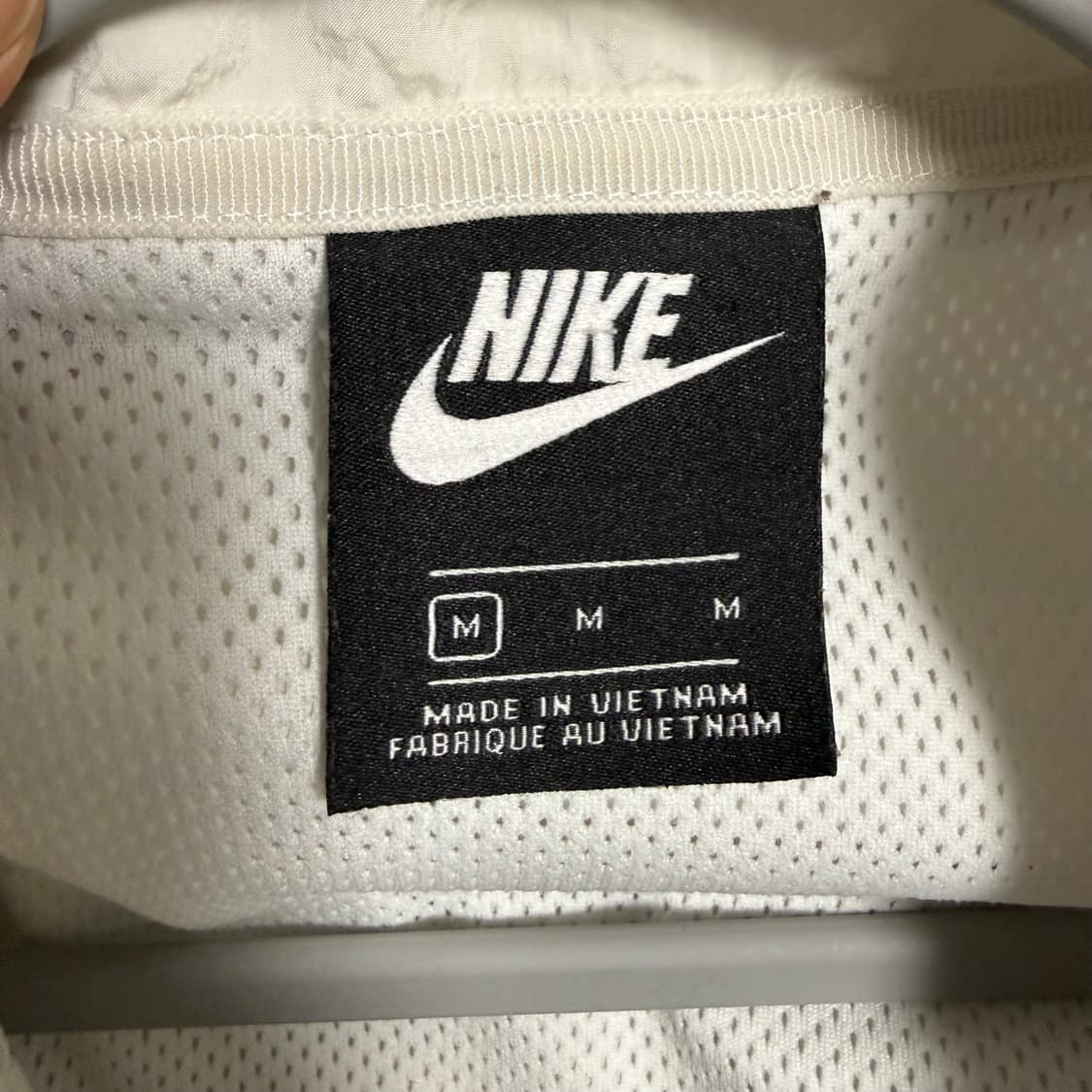 나이키 빅 스우시 바람막이 베이지 M 윈드브레이커 상품이미지3