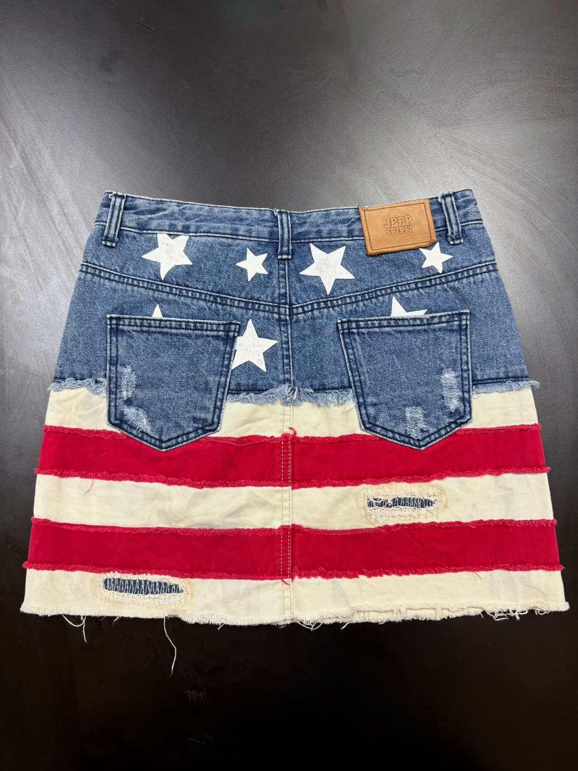 빈티지 성조기 디자인 스커트 상품이미지4