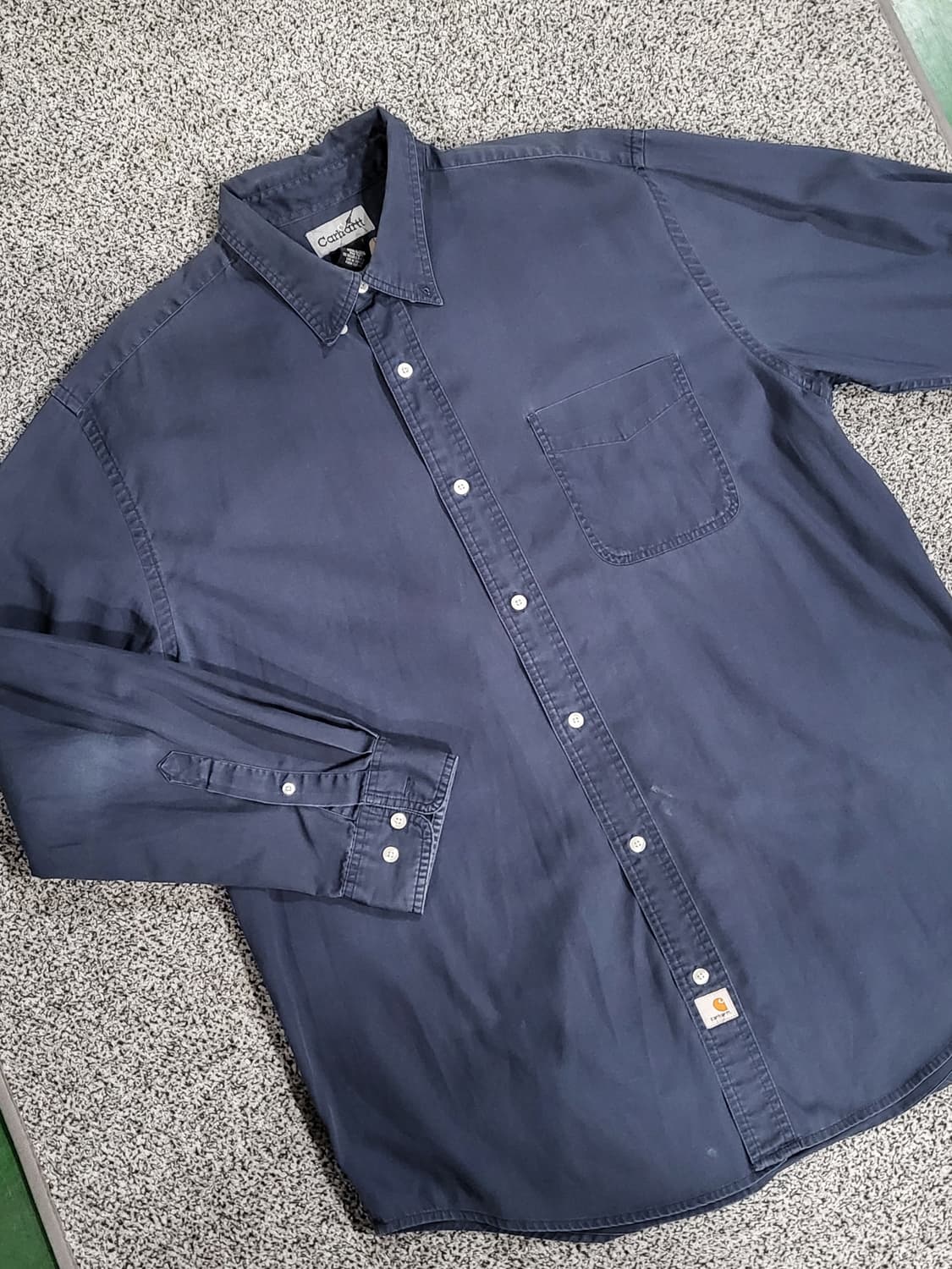 Carhartt 네이비 셔츠 상품이미지2