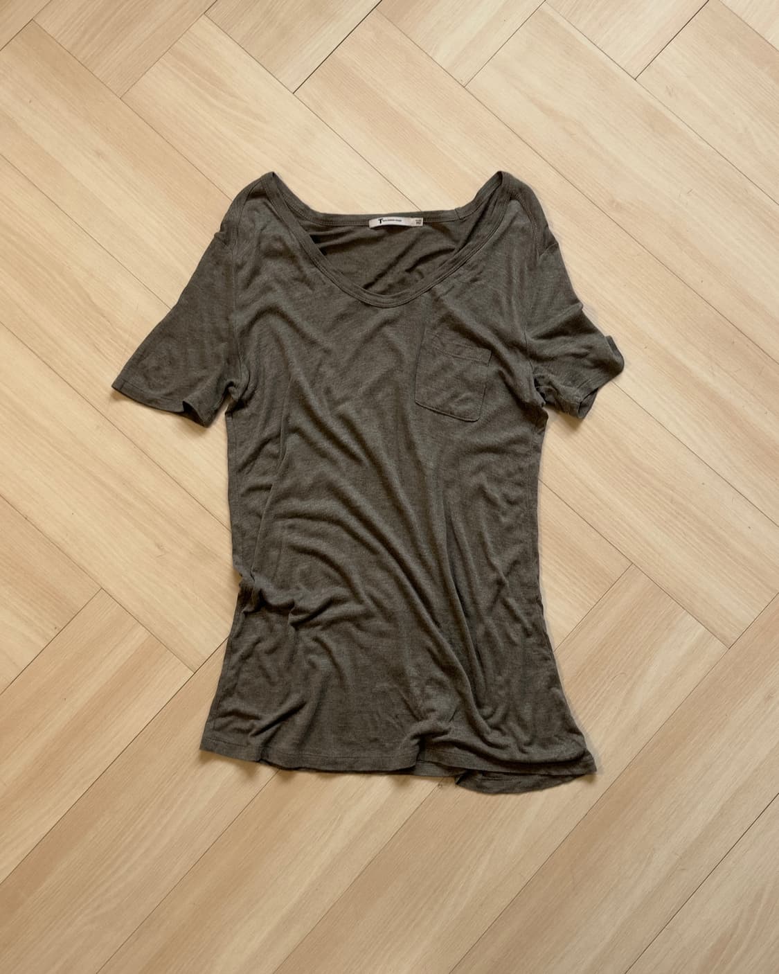 [Alexander Wang] Lightweight Pocket Tee 상품이미지1