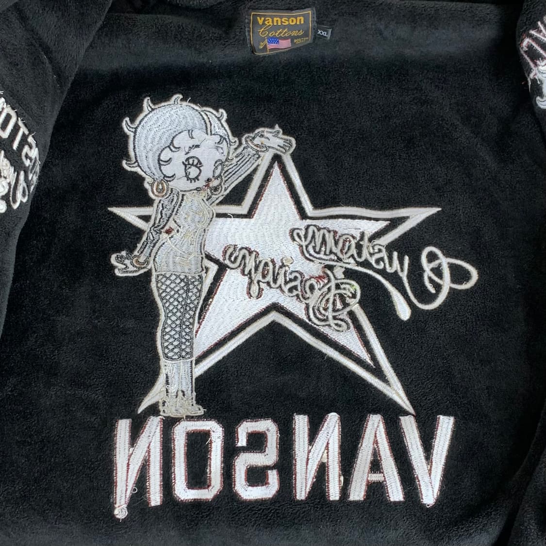 밴슨 레더 x 베티붑 바시티 자켓 상품이미지6