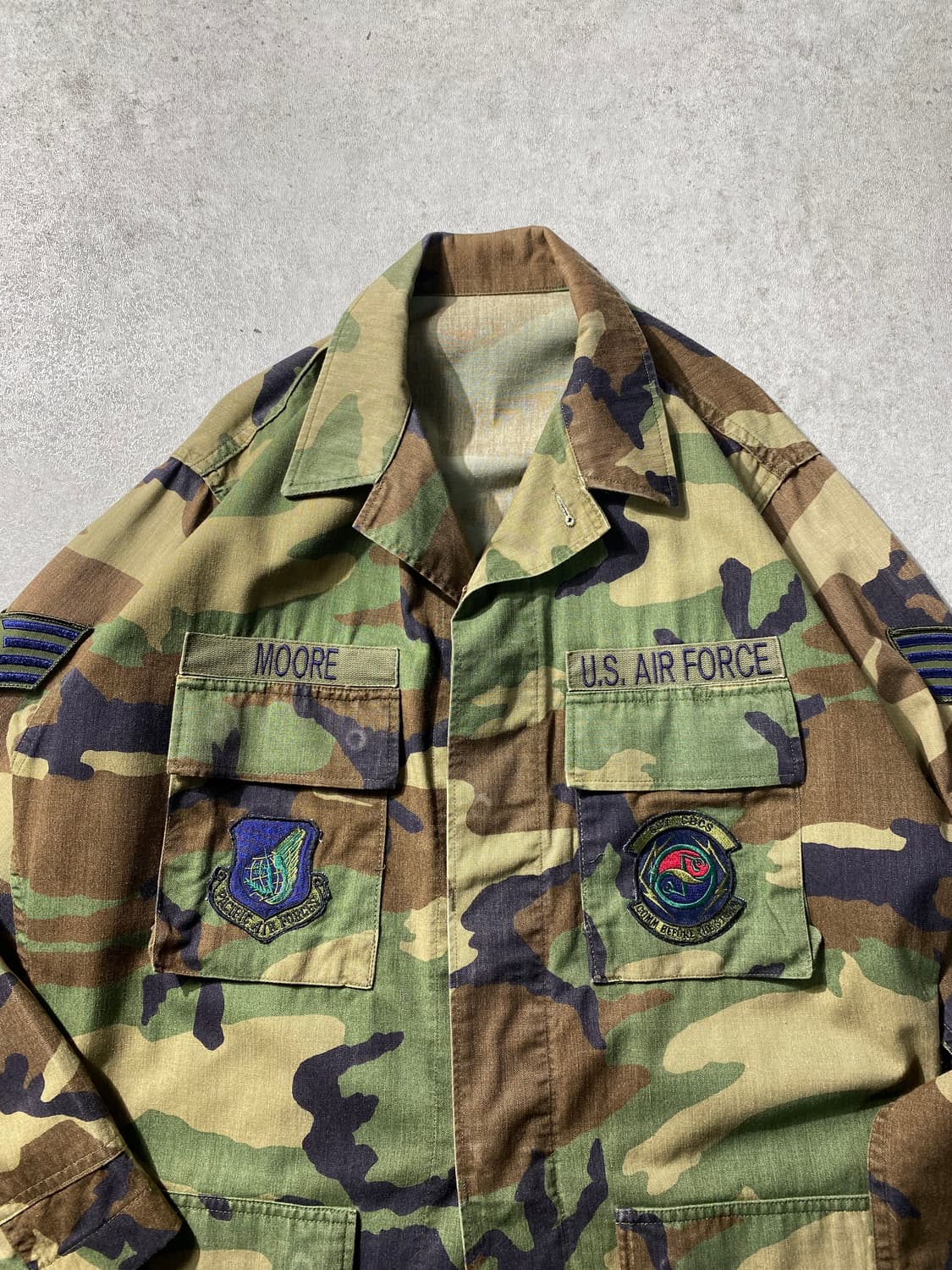 [L] 90s U.S.ARMY 미군 에어포스 우드랜드 BDU자켓 상품이미지2