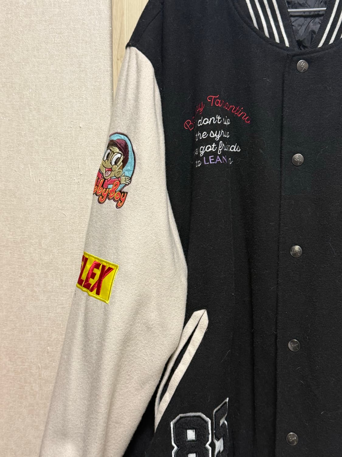 Logic 레터맨 야구 바시티 점퍼 상품이미지4