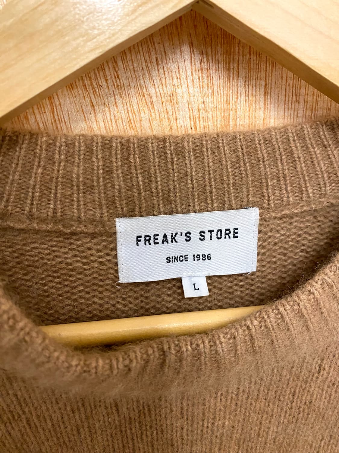 FREAK'S STORE raccoon fur knit 라쿤퍼 혼방 니트 상품이미지6