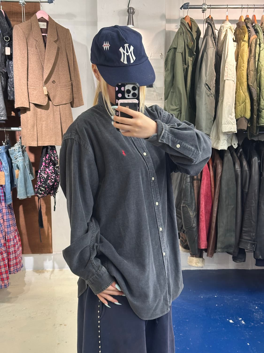 PRL 폴로 랄프로렌 코듀로이 셔츠 상품이미지1