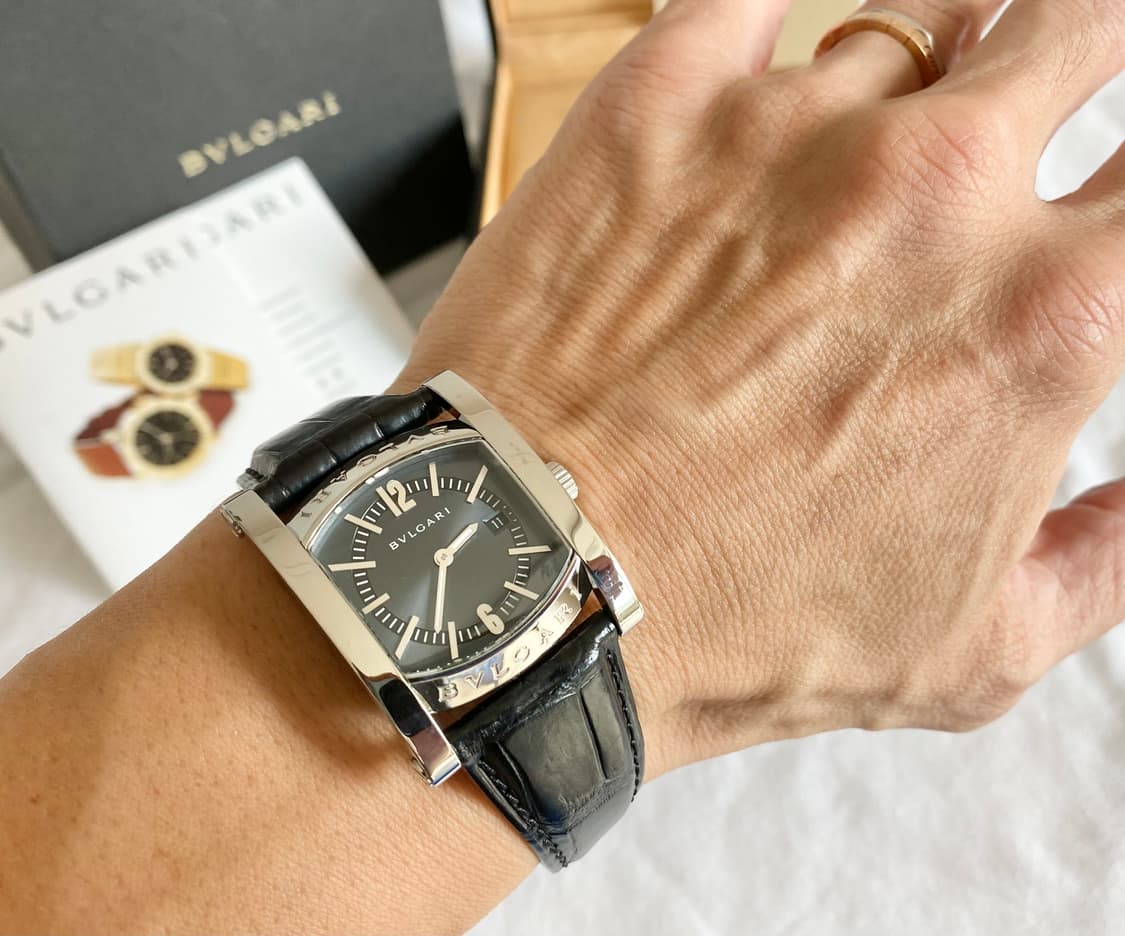 불가리 아시오마 AA39S 39mm 쿼츠 중형 사이즈(남녀공용) 상품이미지3