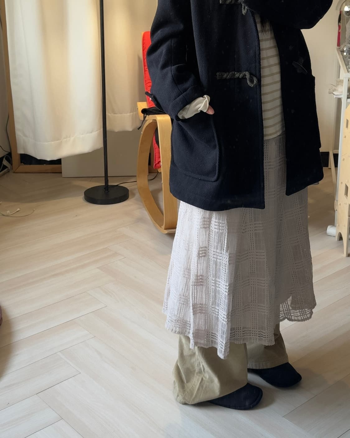 [ANYSIS] check pattern skirt 상품이미지1