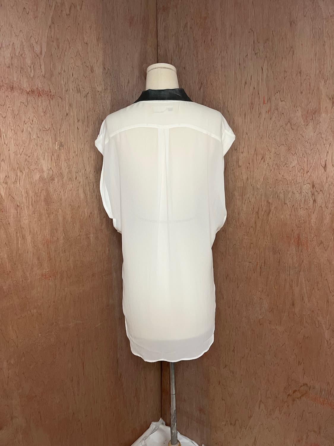 토가 풀라 콘트라스트 칼라 큐프라 셔츠 상품이미지3