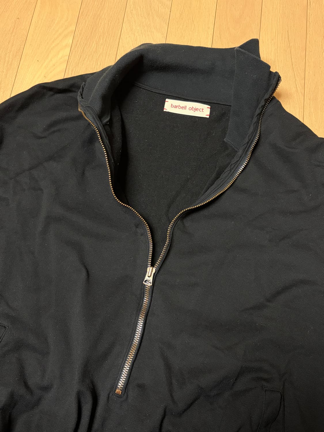 [OS] 바벨 오브젝트 집업 스웻 블랙 상품이미지3