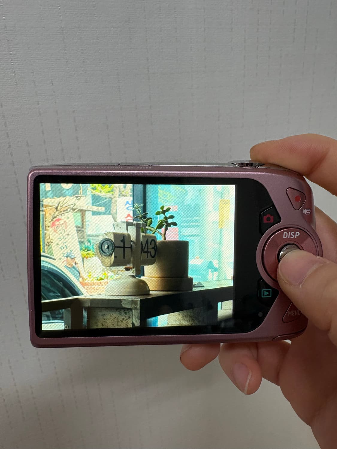 카시오 엑슬림 z2000 핑크 상품이미지8