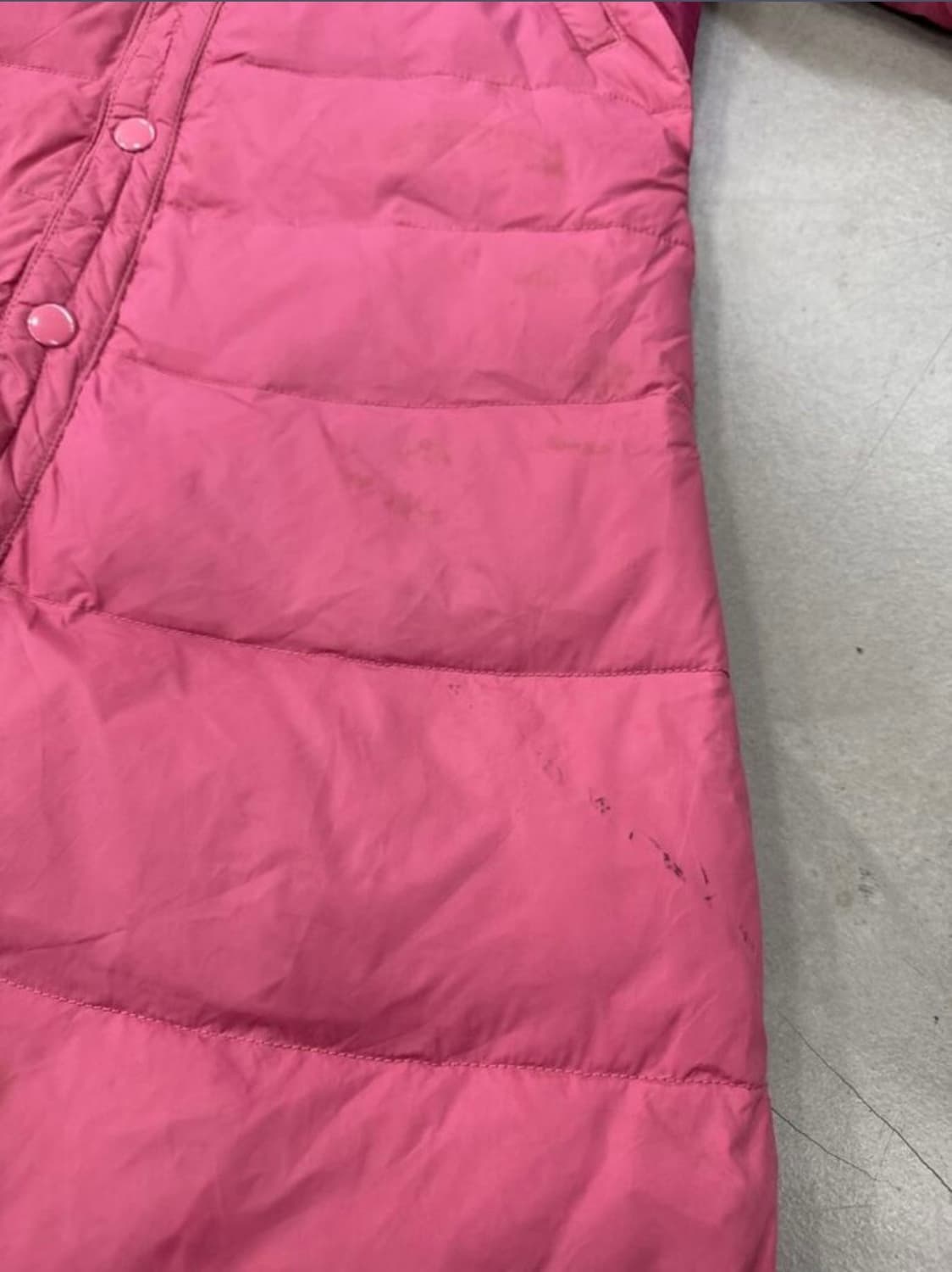 디젤 롱패딩 핑크 M 상품이미지8
