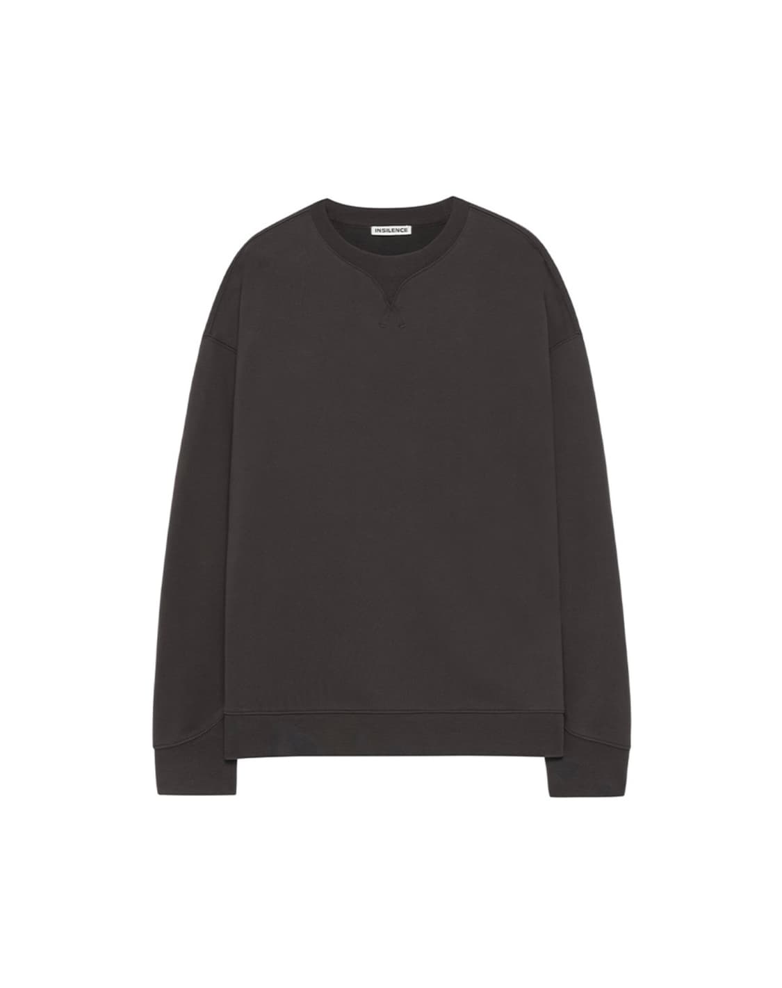 (L) 인사일런스 커브드 리브 스웨트셔츠 BROWN 상품이미지1