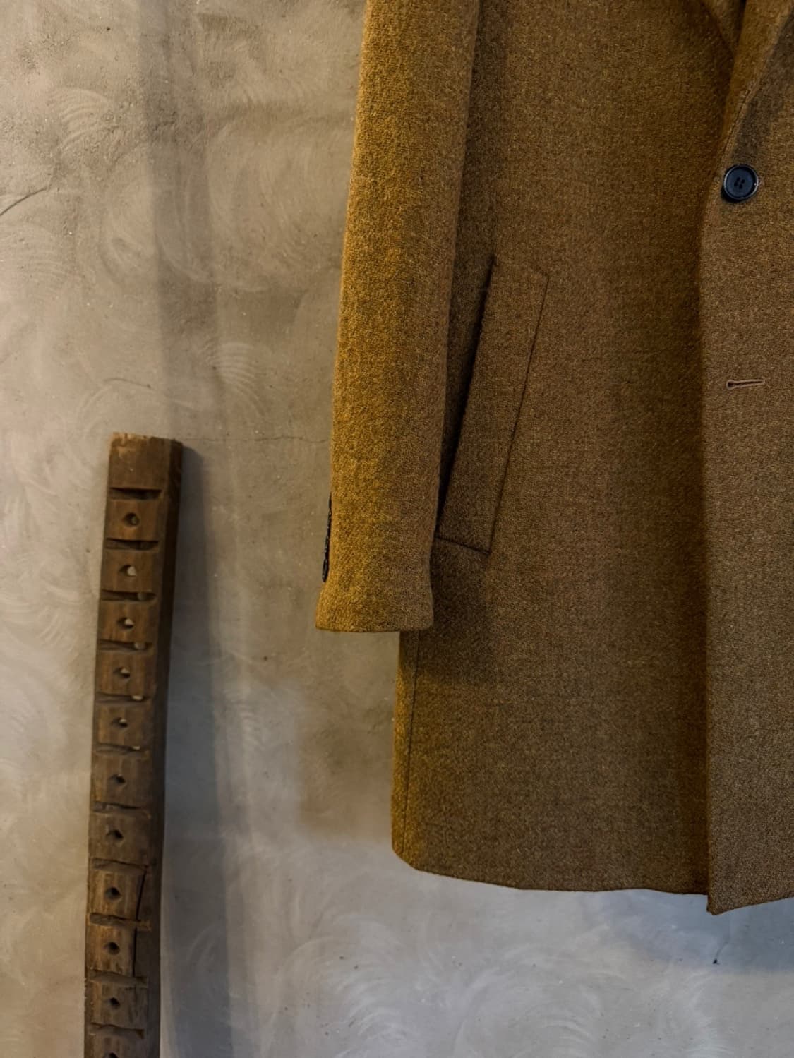 브루노 만토네 트위드 체스터필드 코트 100 상품이미지4