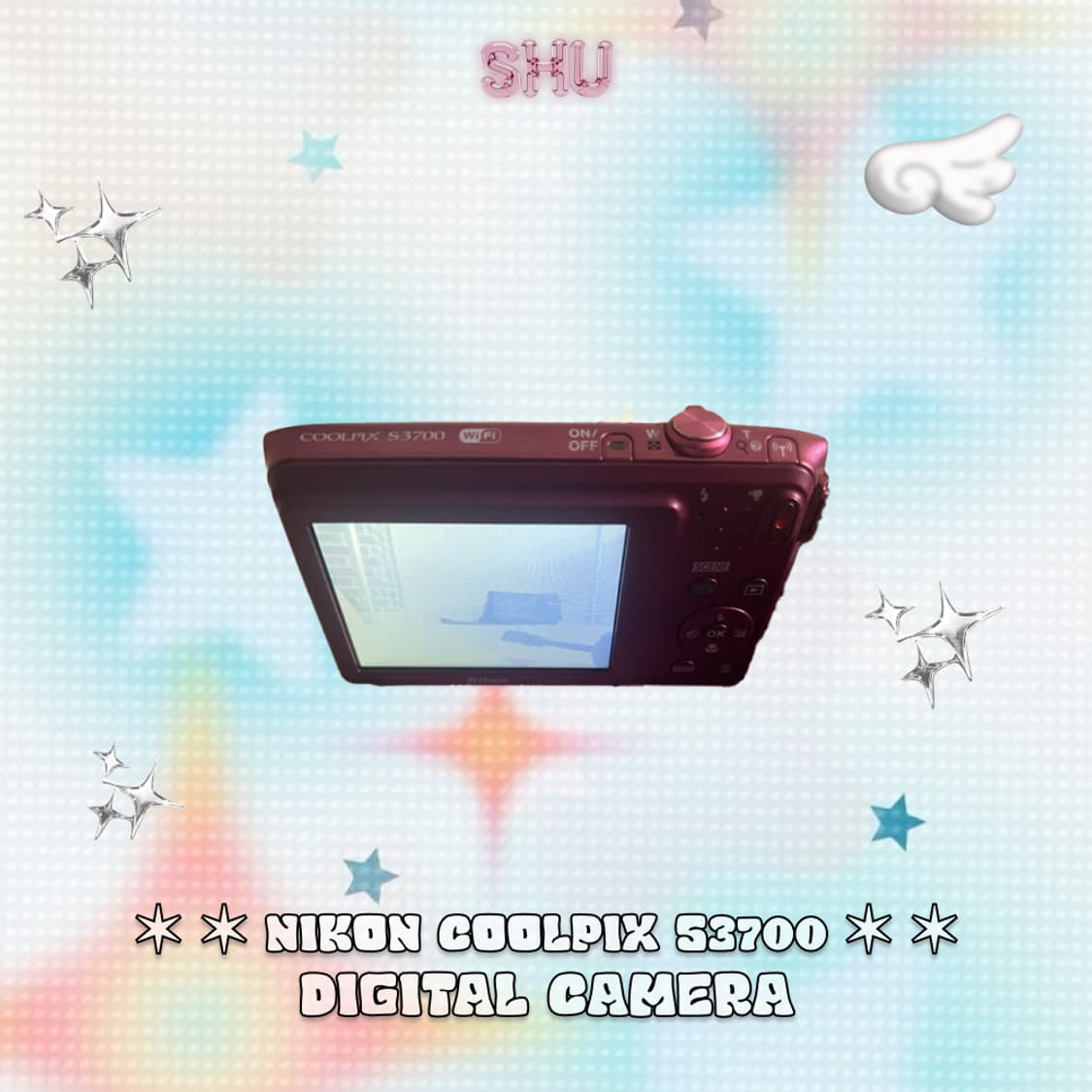 니콘 쿨픽스 Coolpix S3700 빈티지 디카 핑크 상품이미지9