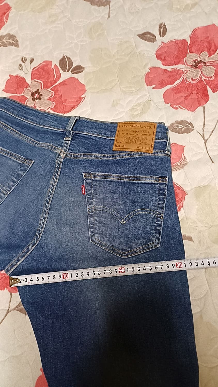 리바이스 511 잘늘어나는 스판청바지 32인치 기장104 상품이미지9