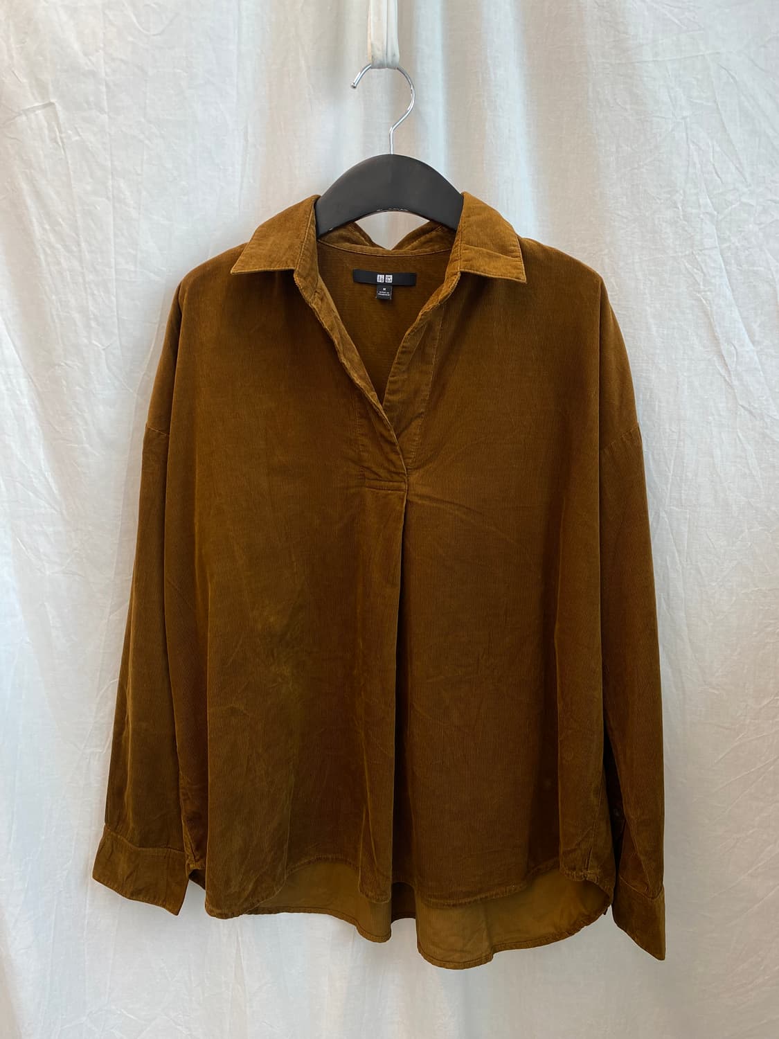UNIQLO 브라운 코듀로이 셔츠(M) 상품이미지2