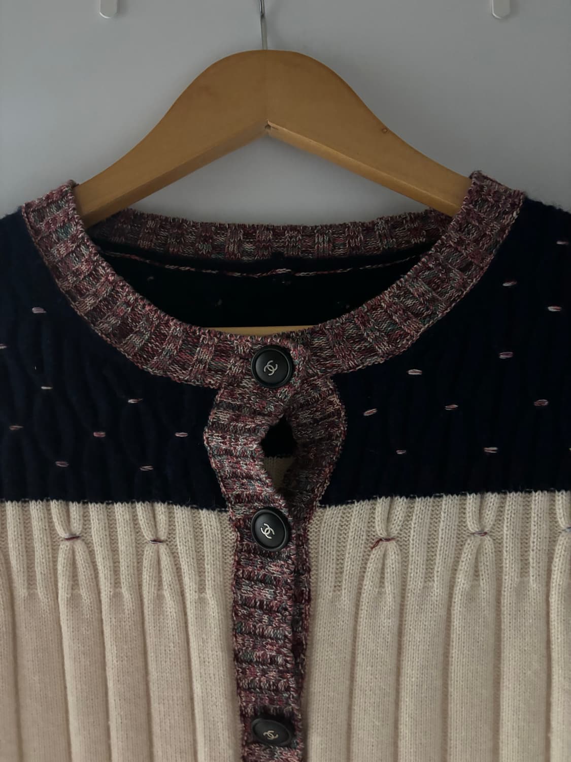 샤넬 빈티지 캐시미어 가디건  상품이미지3