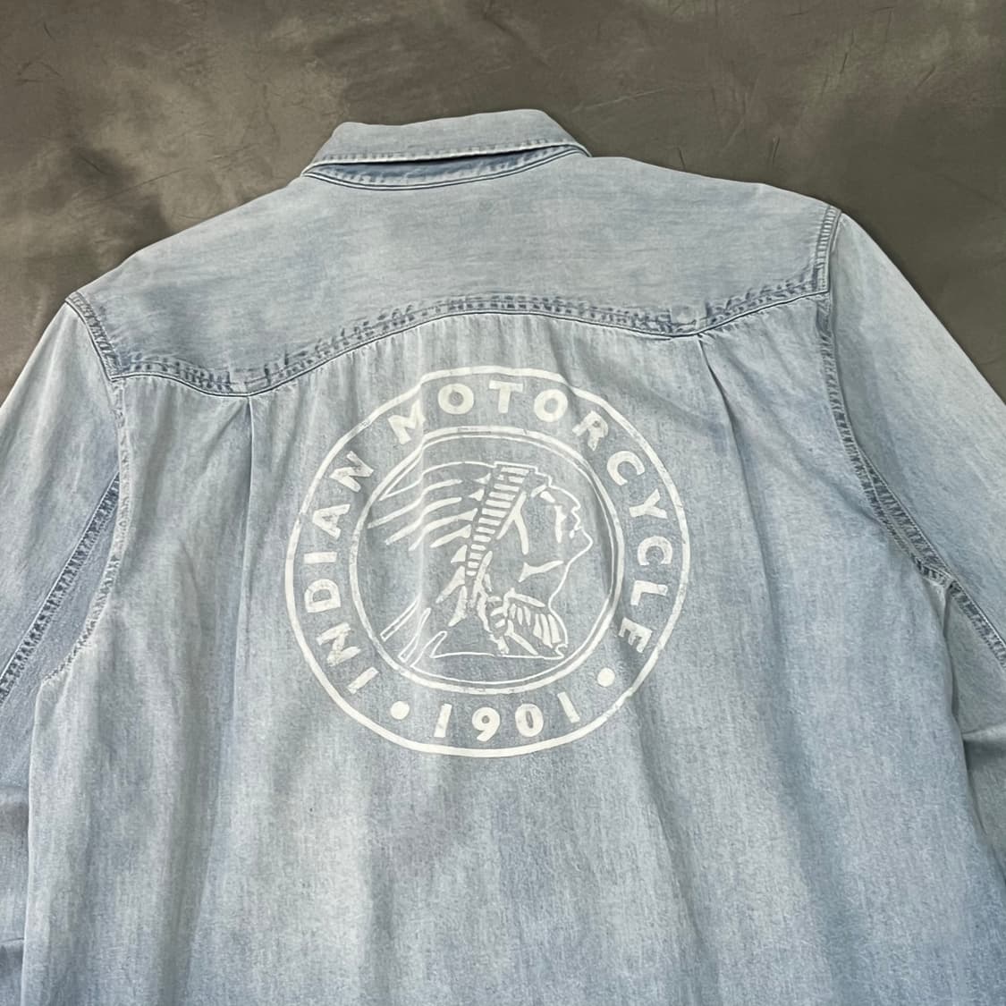  인디언 모터사이클 데님 셔츠 y14727 상품이미지5