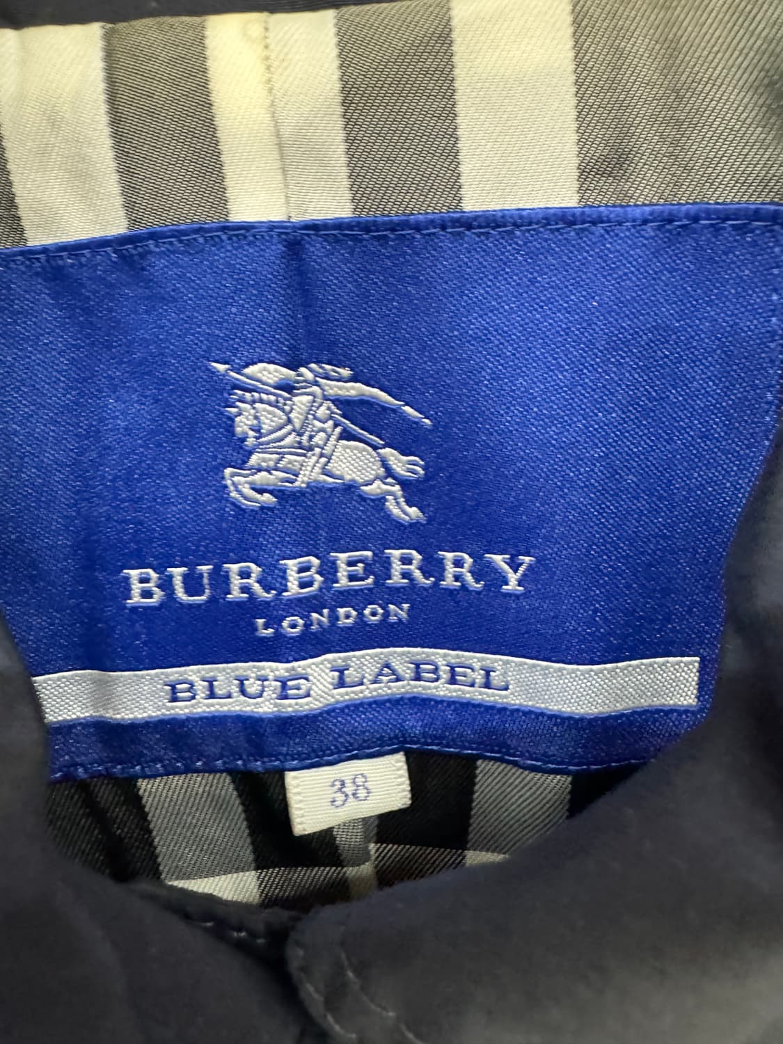 버버리 블루라벨 하프 트렌치코트 S(55) 상품이미지7