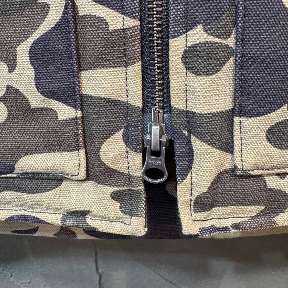 [L] CARHARTT 칼하트 카모플라주 워크 베스트 상품이미지5