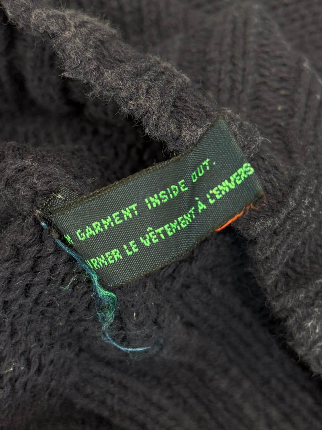 폴로 랄프로렌 루즈핏 90‘s 해비코튼 딥네이비 니트 상품이미지5