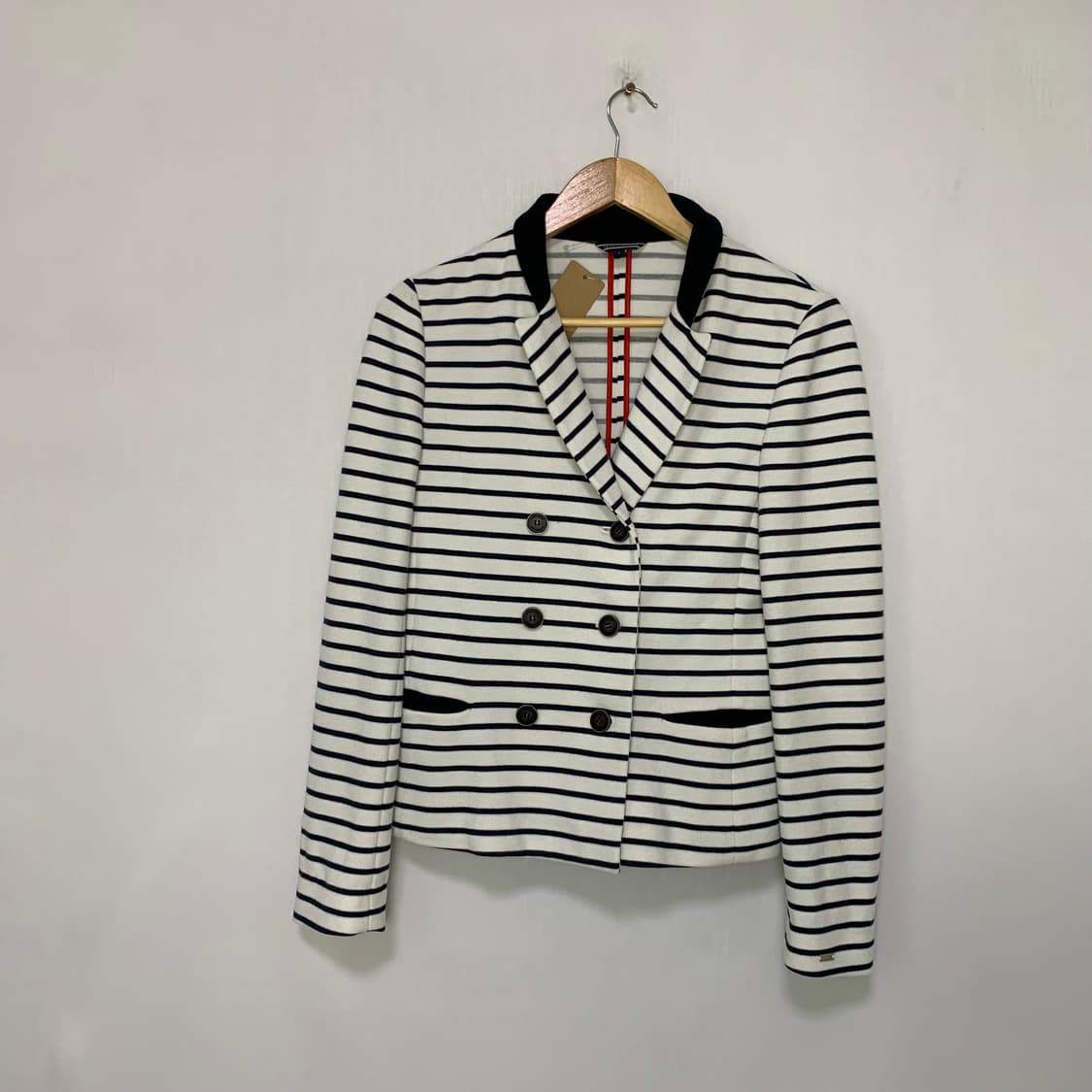 타미힐피거 스트라이프 더블 브레스티드 자켓 져지 S 여성 빈티지 상품이미지1
