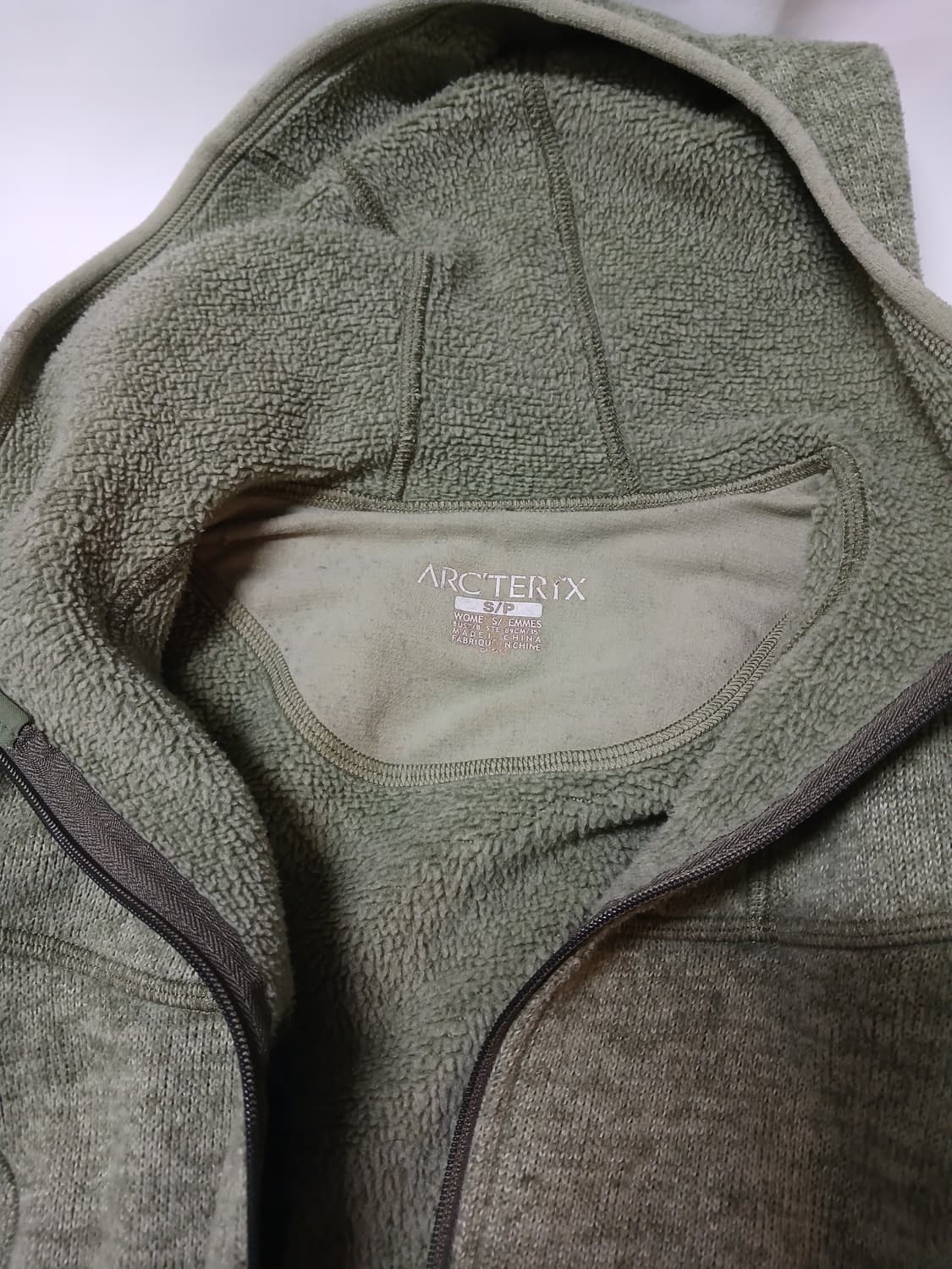 (S,90)아크테릭스 여성용 후드집업 플리스자켓 상품이미지6