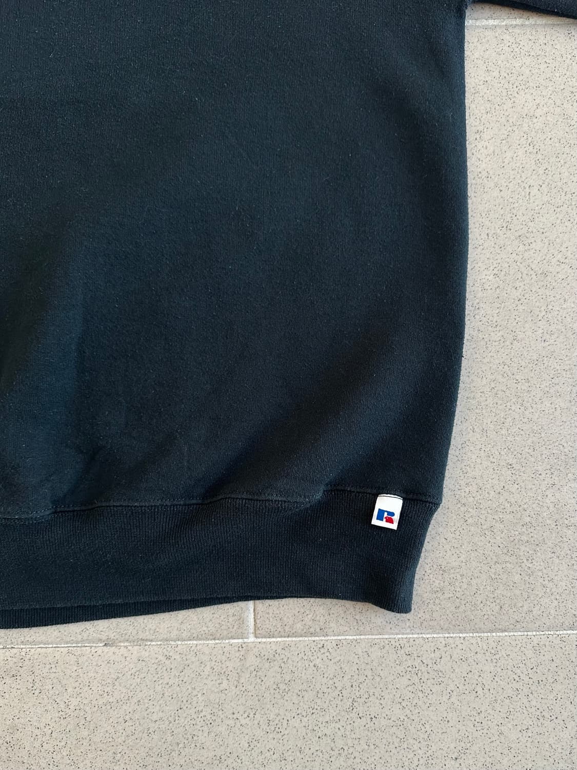 90s 빈티지 러셀 스웻셔츠 블랙 XL 상품이미지3